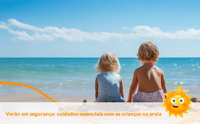 Verão em segurança: cuidados essenciais com as crianças na praia. Externato Sol Nascente