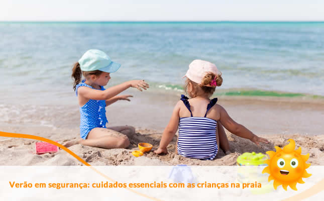 Verão em segurança: cuidados essenciais com as crianças na praia. Externato Sol Nascente