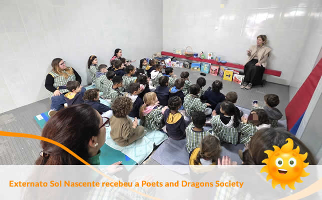 Externato Sol Nascente recebeu a Poets and Dragons Society