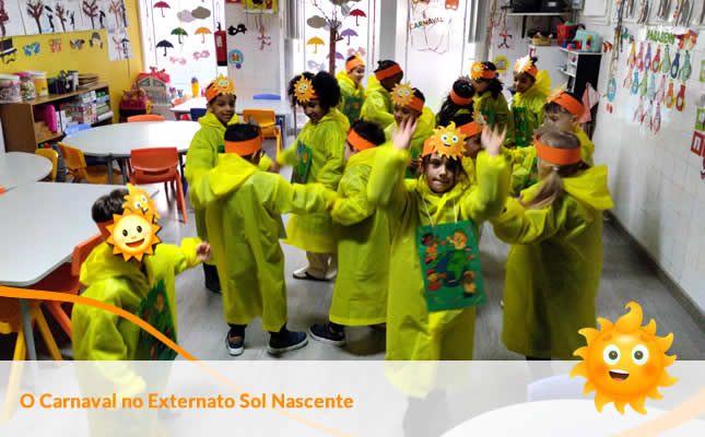 O Carnaval no Externato Sol Nascente.Externato Sol Nascente