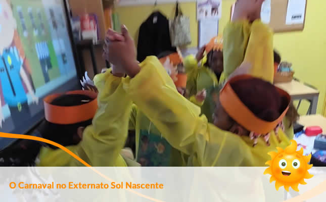 O Carnaval no Externato Sol Nascente.Externato Sol Nascente